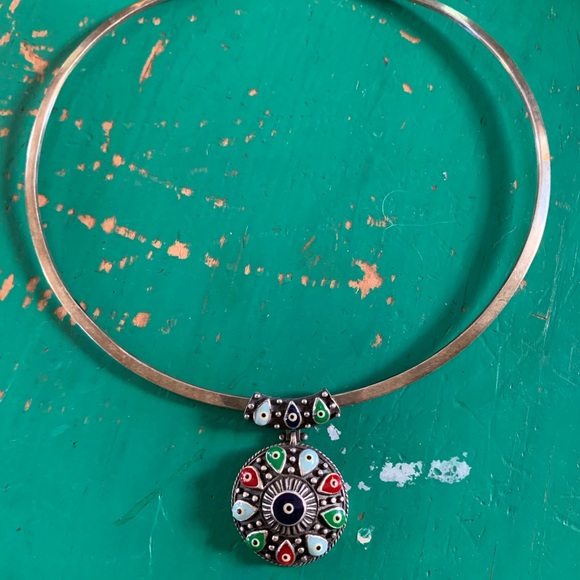 Evil Eye Sterling Pendant (Chain not included) - Picture 4 of 5